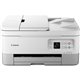 Canon TR7020AWH Wireless Inkjet Multifunction Printer - Color - White - Copier/Printer/Scanner - 4800 x 1200 dpi Print - Automat