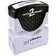 COSCO Shutter Stamp - Message Stamp - "E-MAILED" - 0.50" Impression Width - 20000 Impression(s) - Blue - Rubber, Plastic - 1 Eac