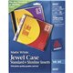 Avery Jewel Case Insert - Matte - 5 / Carton - Print-to-the-edge - White