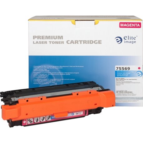 Elite Image Remanufactured Laser Toner Cartridge - Alternative for HP 504A (CE253A) - Magenta - 1 Each - 7000 Pages