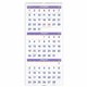 At-A-Glance 3-Month Reference Vertical Wall Calendar - Large Size - Monthly - 14 Month - December 2024 - January 2026 - 3 Month 