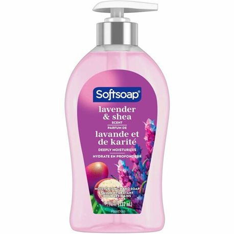 Softsoap Lavender Hand Soap - Lavender & Shea Butter ScentFor - 11.3 fl oz (332.7 mL) - Pump Bottle Dispenser - Bacteria Remover