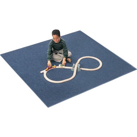 Carpets for Kids Mt. St. Helens 6'x9' Rug - Kids - 72" Length x 108" Width - Rectangle - Marine Blue