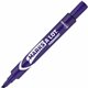 Avery Large Desk-Style Permanent Markers - 4.7625 mm Marker Point Size - Chisel Marker Point Style - Purple - Purple Plastic Bar