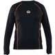 N-Ferno 6435 Thermal Base Layer Long Sleeve Shirt - Extra Large (XL) Size - Fabric - Black