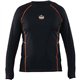 N-Ferno 6435 Thermal Base Layer Long Sleeve Shirt - 2XL Size - Fabric - Black