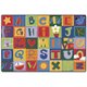 Carpets for Kids Toddler Alphabet Blocks Rug - 72" Length x 48" Width - Rectangle - Alphabet Blocks