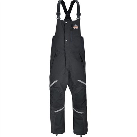 N-Ferno 6471 Thermal Bibs - Bib Overall - Small - Black - 1600D Nylon, 500D Nylon