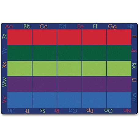 Carpets for Kids Colorful Spaces Seating Rug - 108" Length x 72" Width - Rectangle - Assorted