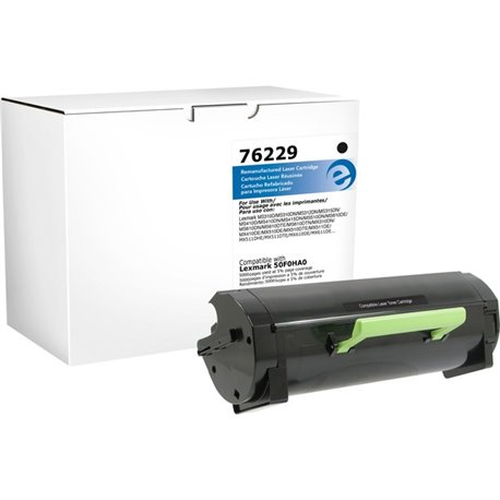 Elite Image Remanufactured High Yield Laser Toner Cartridge - Alternative for Lexmark 501H (50F1H00) - Black - 1 Each - 5000 Pag