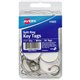 Avery 1-1/4" Metal Rim Key Tags, Split Ring, White, 50 Tags (11025) - Round - 50 - Metal, Card Stock - White