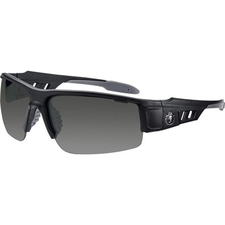 Skullerz Dagr Smoke Lens Safety Glasses - Recommended for: Sport, Shooting, Boating, Hunting, Fishing, Skiing, Landscaping, Carp