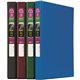 Avery Durable Binder - Letter - 8.5" x 11" - 100 Sheet - 0.5" Capacity - 12 / Carton - Black, Green, Burgundy, Royal Blue