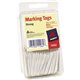 Avery White Marking Tags, Strung, 1-3/4" x 1-3/32" , 100 Tags (11062) - 1.75" Length x 1.09" Width - Rectangular - String Fasten