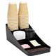 Mind Reader EMS Mind Trove 7-Condiment Coffee Organizer - 7 Compartment(s) - 5.3" Height x 7.8" Width x 16" Depth - Black - Plas