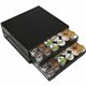 Mind Reader 72-pod Coffee Storage - 72 x Coffee Pod - 2 Drawer(s) - 5.1" Height x 13" Width12.8" Length - Black - 1 Each