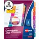 Avery Ready Index 8-tab Dividers - 24 x Divider(s) - 1-8 - 8 Tab(s)/Set - 8.5" Divider Width x 11" Divider Length - 3 Hole Punch