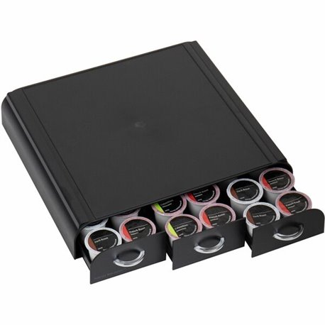 Mind Reader EMS Mind 3-drawer Coffee Pod Organizer - 36 x Coffee Pod - 3 Drawer(s) - 13.5" Height x 13.3" Width x 3.3" DepthCoun