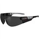 Skullerz SAGA Anti-Fog Smoke Lens Matte Frameless Safety Glasses / Sunglasses - Recommended for: Construction, Carpentry, Woodwo