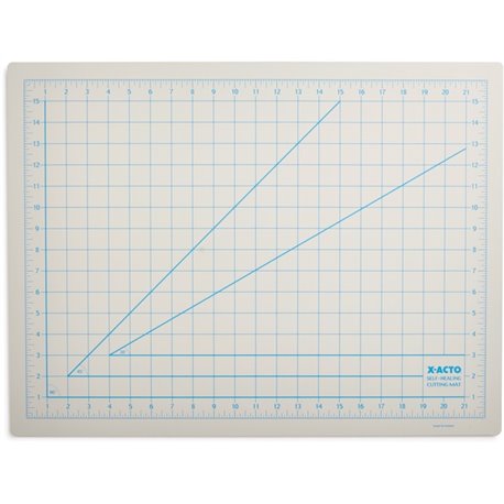 Elmer's Self Healing Cutting Mat - Cutting - 24" Length x 18" Width - Rectangular - Polyvinyl Chloride (PVC) - Gray - 1Each