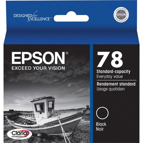 Epson Claria Original Ink Cartridge - Inkjet - Black - 1 Each