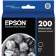 Epson DURABrite Ultra 200 Original Ink Cartridge - Inkjet - Black - 1 Each