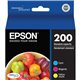 Epson DURABrite Ultra 200 Original Ink Cartridge - Inkjet - Cyan, Magenta, Yellow - 1 Each