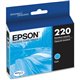 Epson DURABrite Ultra 220 Original Standard Yield Inkjet Ink Cartridge - Cyan - 1 Each - 165 Pages