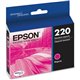 Epson DURABrite Ultra 220 Original Inkjet Ink Cartridge - Magenta - 1 Each - 165 Pages