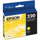 Epson DURABrite Ultra 220 Original Standard Yield Inkjet Ink Cartridge - Yellow - 1 Each - 165 Pages