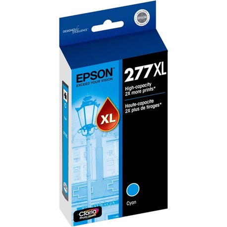 Epson Claria 277XL Original High Yield Ink Cartridge - Cyan - 1 Each - High Yield - 1 Each