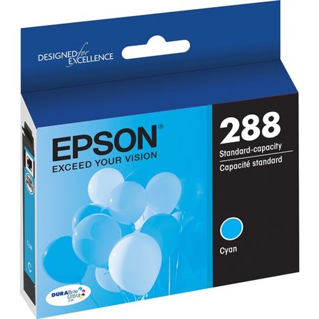 Epson DURABrite Ultra T288 Original Standard Yield Inkjet Ink Cartridge - Cyan - 1 Each - 165 Pages