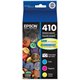 Epson DURABrite Ultra 410 Original Standard Yield Inkjet Ink Cartridge - Photo Black, Cyan, Magenta, Yellow Pack - 300 Pages Col