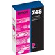 Epson DURABrite Pro 748 Original Standard Yield Inkjet Ink Cartridge - Magenta - 1 Each - 1500 Pages