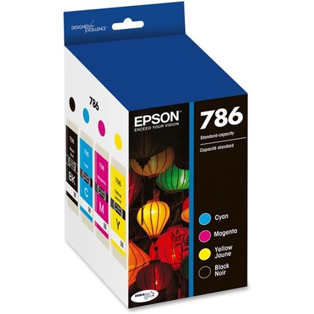 Epson DURABrite Ultra 786 Original Ink Cartridge - Inkjet - Standard Yield - 900 Pages Black, 800 Pages Cyan, 800 Pages Magenta,