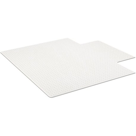 ES ROBBINS EverLife Chair Mat with Lip - Pile Carpet - 48" Length x 36" Width x 0.098" Thickness - Lip Size 10" Length x 20" Wid