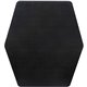 ES ROBBINS Game Zone Chair Mat - Medium Pile Carpet, Hard Floor - 46" Length x 42" Width - Hexagon - Vinyl - Black - 1Each