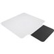 ES ROBBINS Sit or Stand Mat with Lip - Hard Floor36" Width - Lip Size 18" Length x 20" Width - Rectangular - Vinyl, Foam - Clear