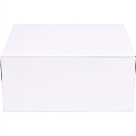 SCT Standard Bakery Boxes - External Dimensions: 9" Width x 4" Depth x 9" Height - Standard Duty - Paperboard - White - For Stor