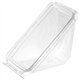 SEPG Safe-T-Fresh Sandwich Wedges - Storing, Sandwich, Cake, Salad, Food - Clear - Plastic Body - 288 / Carton