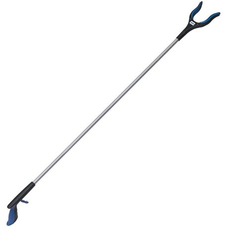 Ettore Grip 'n Grab Multipurpose Pickup Tool - 50" Length - Blue, Black - Rubber, Aluminum, Plastic - Rust Proof, Comfortable Gr