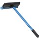 Ettore Auto Squeegee Scrubber - 8" Rubber Blade - 16" Aluminum Handle - 3" Height x 7.8" Width x 22" Length - Durable, Streak-fr