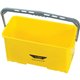 Ettore 6-gallon Super Bucket - 6 gal - Handle, Secure Grip - 10.5" x 21.8" x 11.8" - Yellow - 1 Each