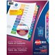 Avery Ready Index Table of Contents Dividers for Laser and Inkjet Printers, Jan-Dec - 12 x Divider(s) - Printed Tab(s) - Month -