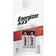 Energizer A23 Batteries, 2 Pack - For Multipurpose - 12 V DC - Alkaline Manganese Dioxide - 2 / Pack