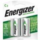 Energizer Recharge Universal Rechargeable C Batteries, 2 Pack - For General Purpose - Battery Rechargeable - C - 1.2 V DC - 2500