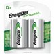 Energizer Recharge Universal Rechargeable D Batteries, 2 Pack - For Multipurpose - Battery Rechargeable - D - 2200 mAh - Nickel 