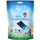 Dust-Off Electronics Screen Wipes - DTSW32 - For Multipurpose - Pouch - 32 / Pack - Blue