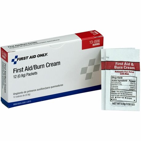 PhysiciansCare First Aid Only Burn Cream - For Burn - 12 / Box