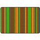 Flagship Carpets Basics Stripes Classroom Rug - 48" Length x 72" Width - Rectangle - Muted - Nylon